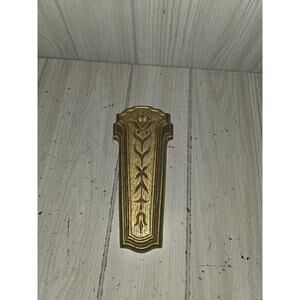 Vintage MCM Syroco Homco Wall Pocket Faux Wood Vase Sconce 8” Home Decor Cottage